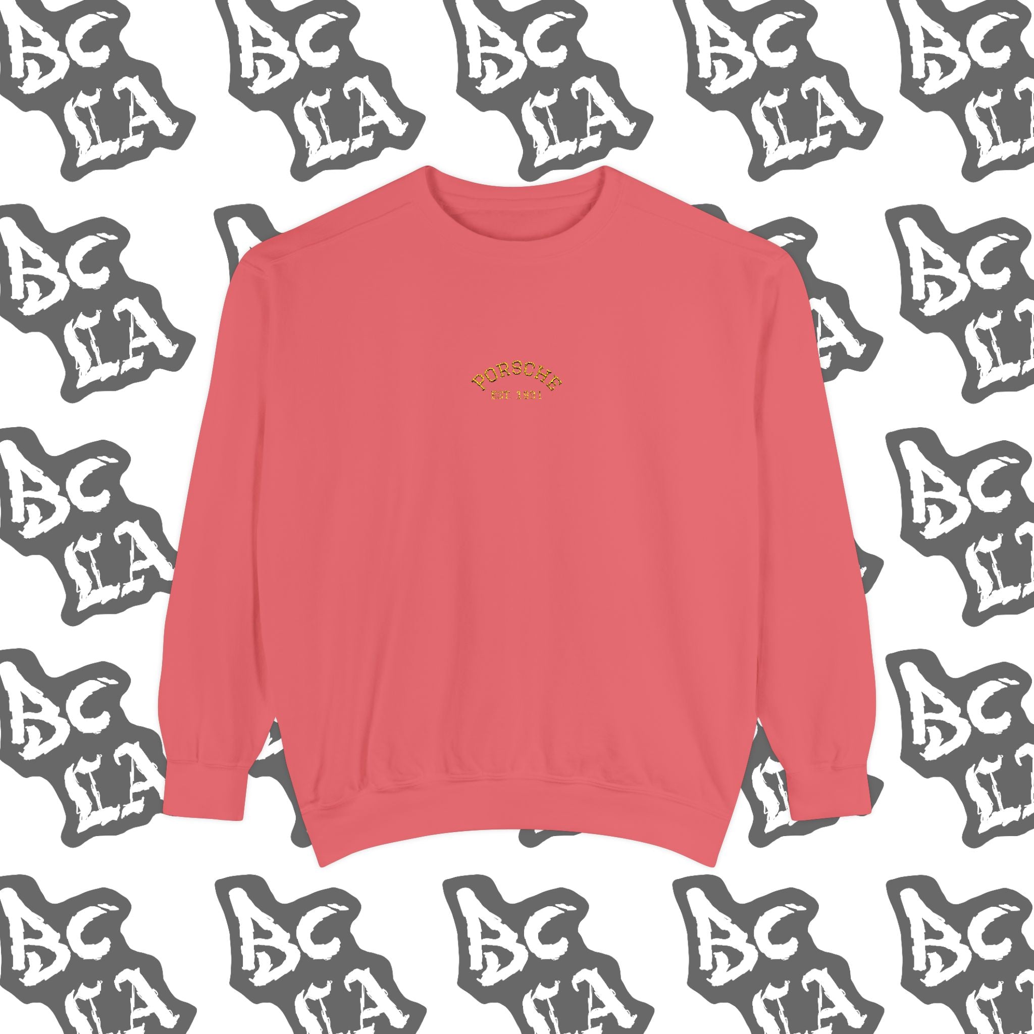 Porsche Stuttgart 1931 Vintage Embroidered Champion Crewneck