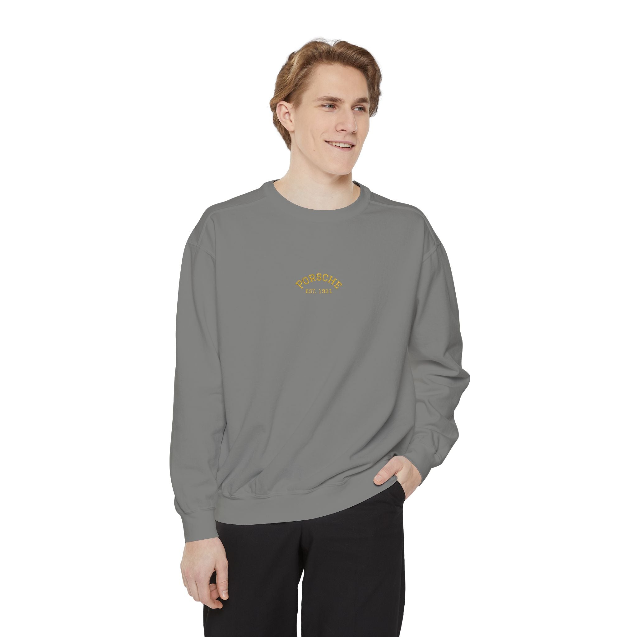 Porsche Stuttgart 1931 Vintage Embroidered Champion Crewneck