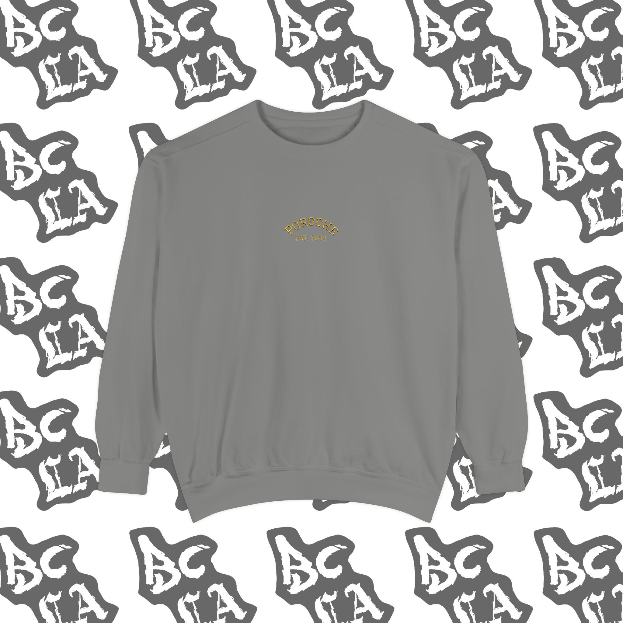Porsche Stuttgart 1931 Vintage Embroidered Champion Crewneck