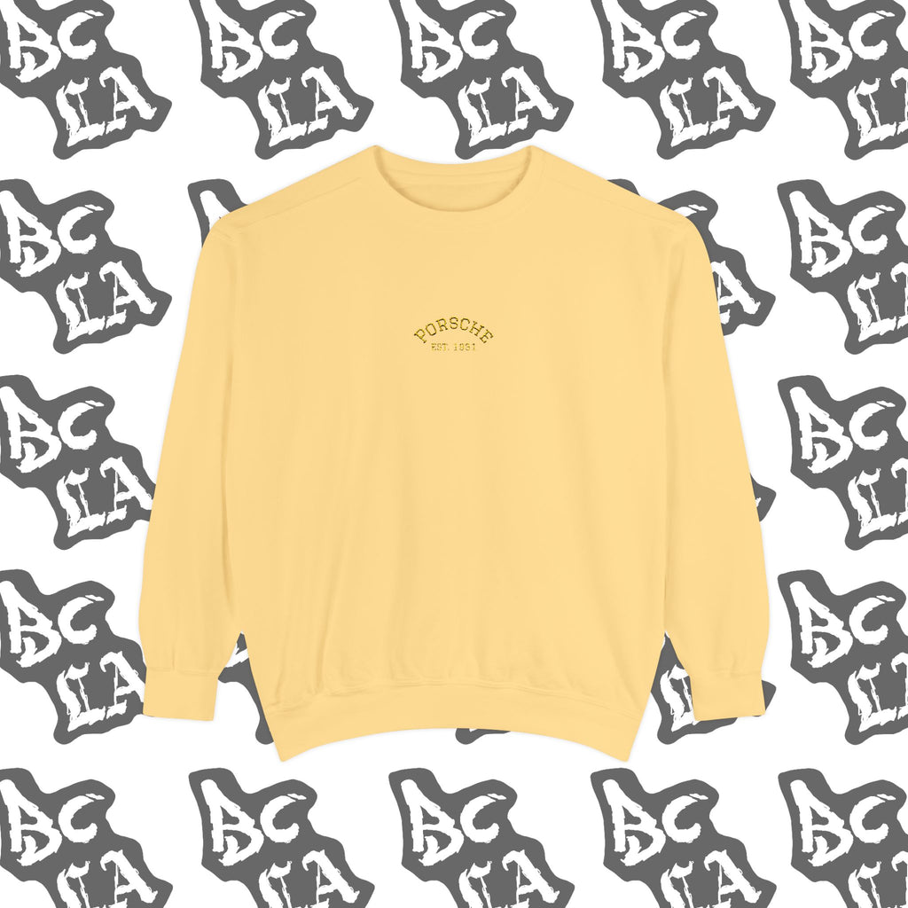 Porsche Stuttgart 1931 Vintage Embroidered Champion Crewneck