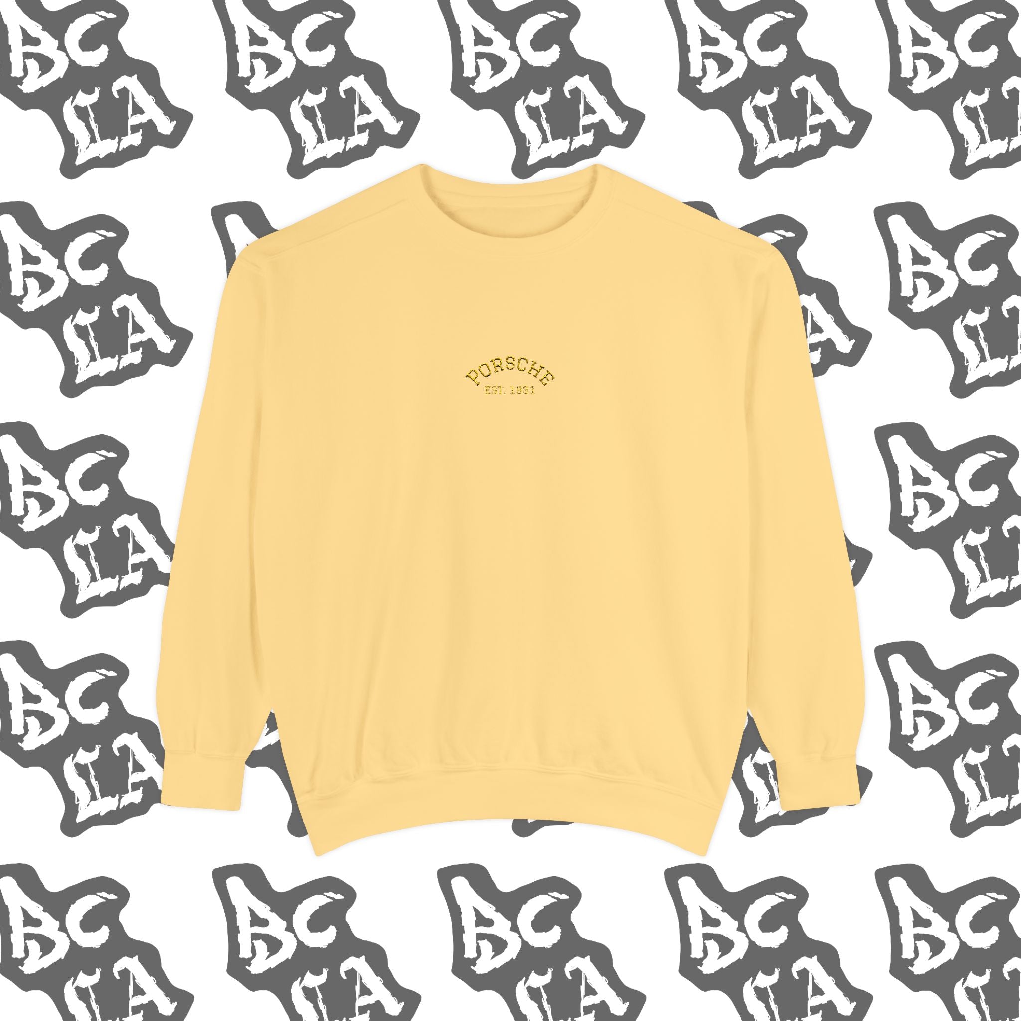 Porsche Stuttgart 1931 Vintage Embroidered Champion Crewneck